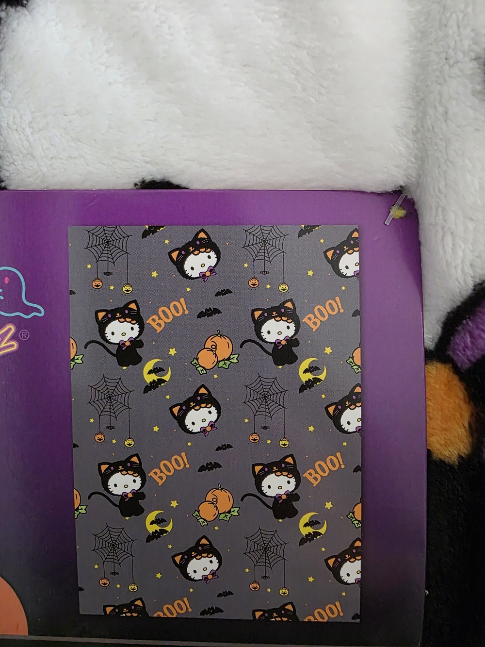 NWT Hello Kitty Black Cat Halloween Plush Throw - Picture 2 of 2